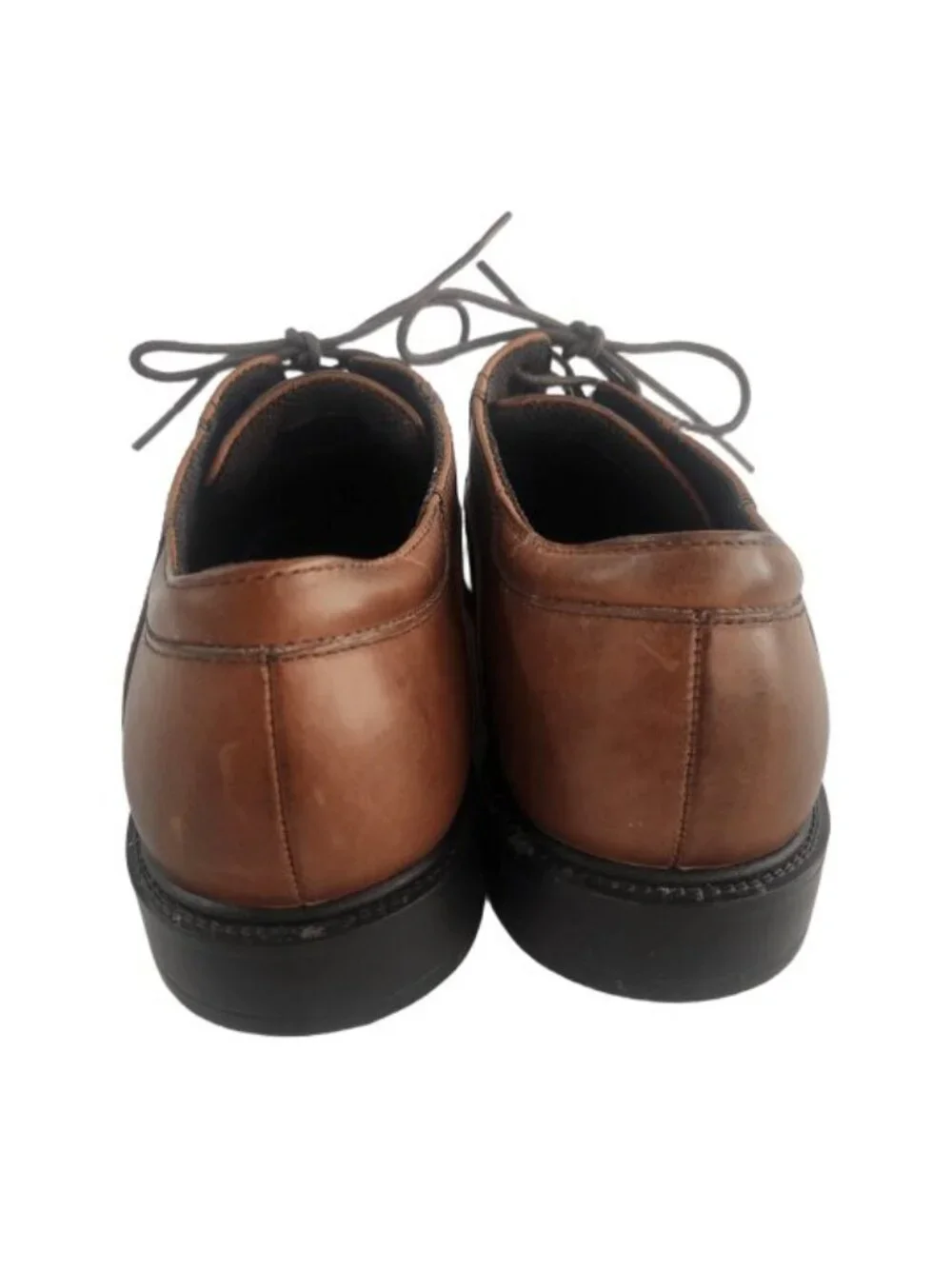 Nunn Bush Men's Brown Waterproof Leather Cap Toe Oxford Shoes 81480-02 Size 9.5M